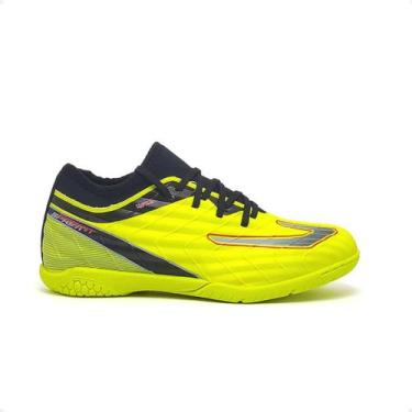 Imagem de Chuteira Indoor Infantil Topper Sprint Amarela, Amarelo neon, Preto, V