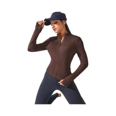 Imagem de Jaqueta De Yoga Feminina Modeladora 2024, Roupas De Fitness Curtas Com