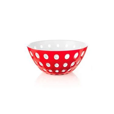 Imagem de Saladeira bowl em acrílico Guzzini Le Murrine 20cm vermelho com branco