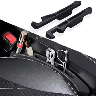 Imagem de NCOUUOCN Pacote com 2 enchimentos de lacuna de assento de carro, organizador universal de enchimento de lacuna de assento de carro, plugue de lacuna de assento, enchimento de lacuna lateral de assento