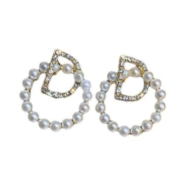 Imagem de Brincos Femininos De Zircônia Brilhante Com Letra D, Joias De Luxo Lev