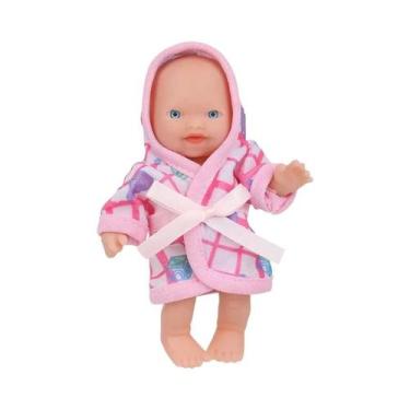 Imagem de Boneca Mini Bebê De 12cm Com Roupinha, Recém-Nascido Realista Sorriden