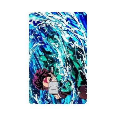 Imagem de Adesivos De PVC Para Cartão De Crédito Anime DIY Nezuko Tanjirou Tomio