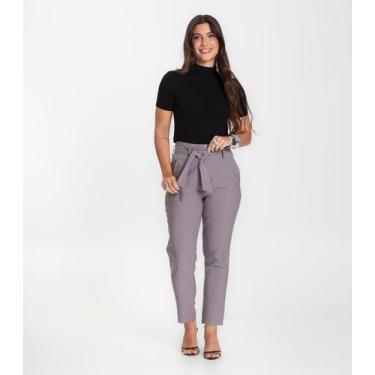 Imagem de Calça Feminina Marrante Clochard Renaluci Cinza, M, Cinza