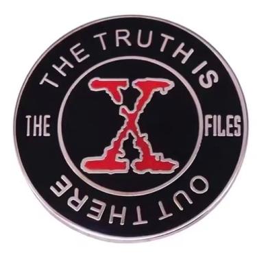 Imagem de Pôster The X-Files Truth is Out There Mulder Scully Sci-Fi TV Show I Want to Believe, UFO Alien Trust No One 3 cm