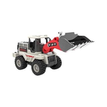 Imagem de Conjunto de brinquedos de construção: escavadeira e buldôzer de liga f