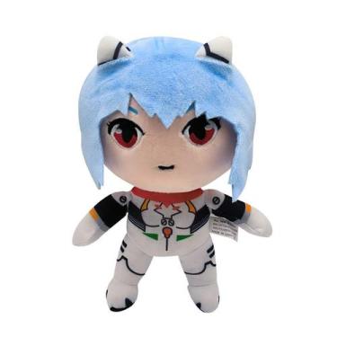 Imagem de Brinquedo de pelúcia Evangelion Ayanami Rei azul claro 22cm - Taiyuank