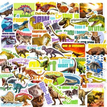 Imagem de Adesivos Realistic Dinosaur Cartoon Dino 100 unidades para crianças - 