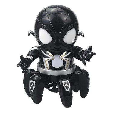 Imagem de Brinquedo musical de robô andando dançando do Homem-Aranha para crianç
