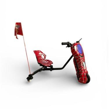 Imagem de Triciclo Elétrico Infantil 350w Com Led Estilo Drift - Shark Blue