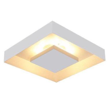 Imagem de Luminária Plafon Sobrepor Rebatedor Eclipse 35x35 Para 4 Lâmpada Soque