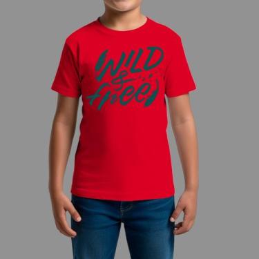 Imagem de Camisetas Infatil Básica Masculina Casual Moda Country Manga Curta Wil