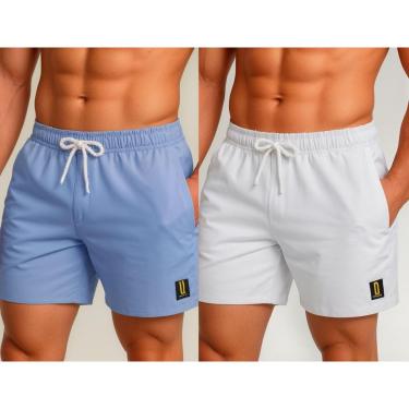 Imagem de Kit 2 Shorts Masculino Treino Academia Praia Premium-Masculino