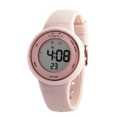 Imagem de Relógio Cosmos Feminino Ref: Os48872h Digital Esportivo Rosa