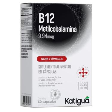 Imagem de Vitamina B12 Metilcobalamina 9,94mcg Katiguá 60 cápsulas - KATIGUA