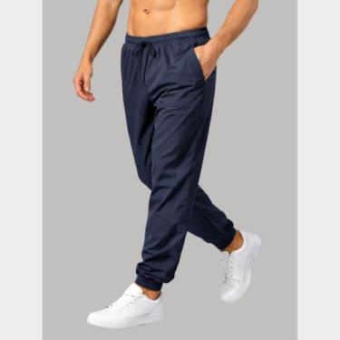 Imagem de Calça Masculina Tactel Esportiva com Bolsos  Leve, Confortável - PACO 
