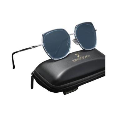 Imagem de Óculos De Sol Femininos De Luxo Polarizados UV400 Antirreflexo Com Arm