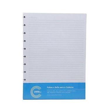 Imagem de Refil pautado grande para caderno inteligente - 50 folhas 200mm x 275m