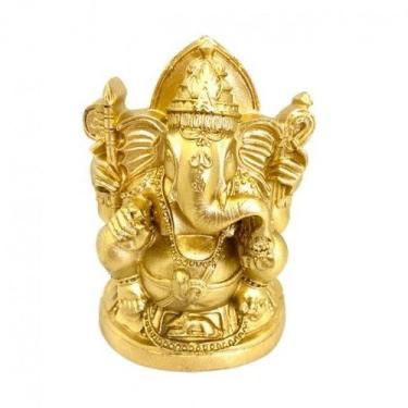 Imagem de Imagem  Ganesh Gordo Escultura Resina 12 cm - Lua Mistica