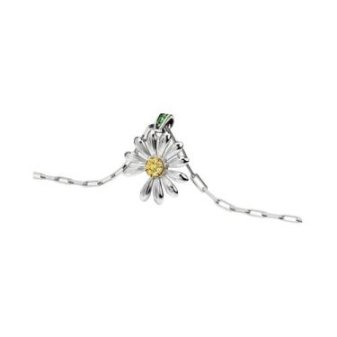 Imagem de Colar Estilo Kpop G-DRAGON Com Incrustação De Diamantes Daisy 2025 Nov