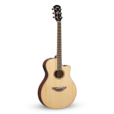 Imagem de Violão yamaha apx600 flat eletroacústico natural aço