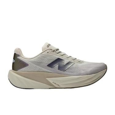 Imagem de Tênis New Balance Fuelcell Rebel V5 Masculino - Cinza+Roxo - 42, Cinza