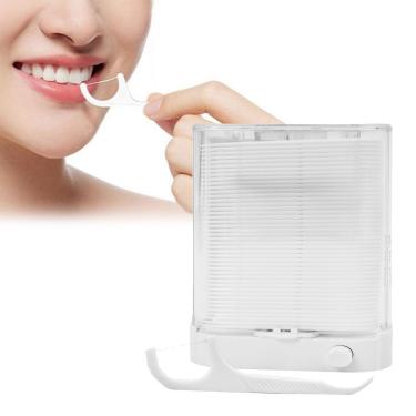 Imagem de Fio Dental Palito Flosser com Haste Higiene Bucal Descartavel 88 Unidades