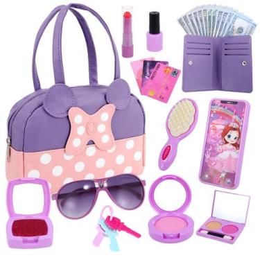Imagem de Bolsa Pretend Play Mytothfy com maquiagem e acessórios para meninas