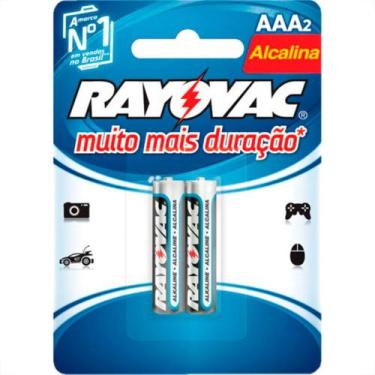 Imagem de Pilha Rayovac Alcalina Palito C/02
