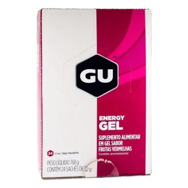 Imagem de Energy Gel - 24 Sachês 32g Frutas Vermelhas - GU
