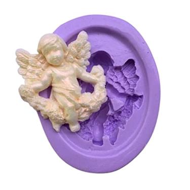 Imagem de Confeitaria dos moldes, F743 MOLDE DE SILICONE ANJO CONFEITARIA ARTESANATO