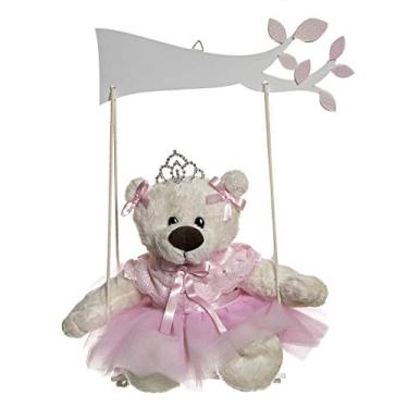 Imagem de Potinho de Mel Balança Com Ursa Bailarina Quarto Bebê Infantil Menina Rosa