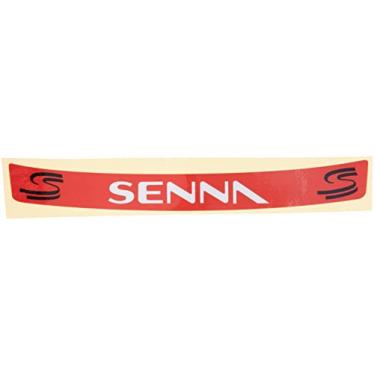Imagem de Adesivo para Viseira Senna Refletivo, Vermelho, Cromo Sign