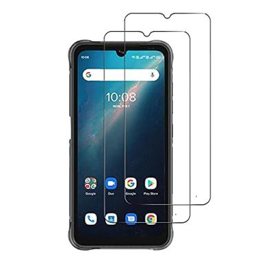 Imagem de Protetor de tela ZMONE de vidro temperado para Umidigi Bison Pro [2 unidades], rigidez 9H, alta definição, transparente, resistente a arranhões, sem bolhas, antiimpressões digitais