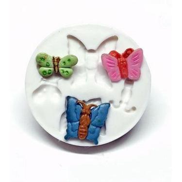 Imagem de Molde De Silicone Borboletas, Jardim, Resina, Confeitaria, Biscuit Molds Planet