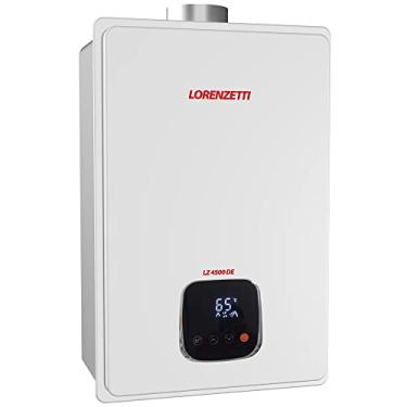 Imagem de Aquecedor de Água a Gás LZ 4500DE GN 45 Litros/Min. Digital Branco Bivolt Lorenzetti
