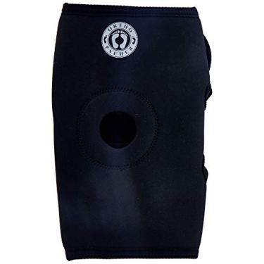 Imagem de Joelheira com Reforço Patelar Ajustável, Ortho Pauher, Preto, único