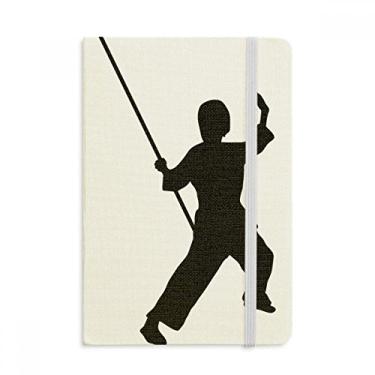 Imagem de Caderno Shaolin Stick China Arte Marcial Kung Fu Culture Oficial Tecido Capa Rígida Diário Clássico