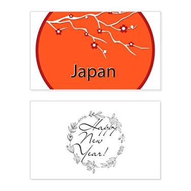 Imagem de Japan Culture Sakura Art Pattern Festival Ano Novo Cartão de felicitações Bless Message Present