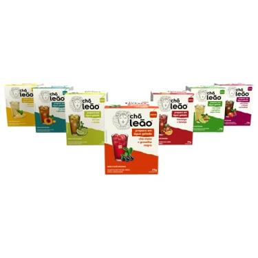 Imagem de Combo 7 chás Leão preparo em Água Gelada - 70 Sachês