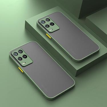 Imagem de Proteja a lente macia TPU + Hard PC capa de telefone fosco para Realme 10 9i 9 Pro + Plus GT 5G 7 7i 8i 8 5G Pro C21Y C30 C35 C25, M verde, para GT NEO 3T