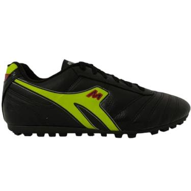 Imagem de Mathaus Chuteira Society Azzurra Couro Preto 38