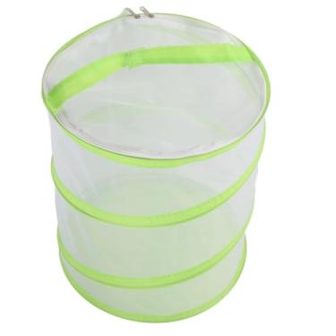 Imagem de Gaiola de Borboleta, Gabinete de Malha de Borboleta Respirável, Limpeza Fácil e Macia Dobrável Com Alça para Crianças para Gafanhotos (P 1000ml 12x10x9,5cm)