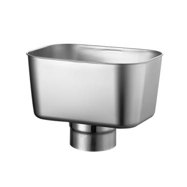 Imagem de IEUDNS Adaptador de calha para cano de descida, coletor de água de telhado, coletor de água da chuva, conector prático para calha de água da chuva para, Diâmetro Do Tubo 63mm