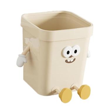 Imagem de Generic Lixeira Recipiente Bin Multifuncional Leve Moderno Lixeira Composteira Doméstica Balde para Sob a Mesa Dormitório Banheiro, Sentado Médio