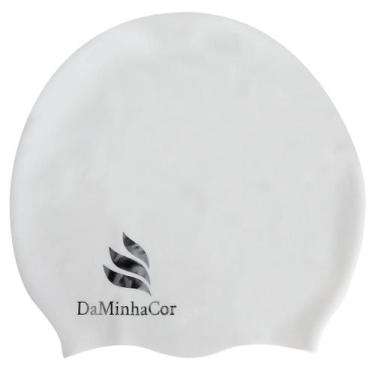Imagem de Touca De Natação Afro M Daminhacor, Branco