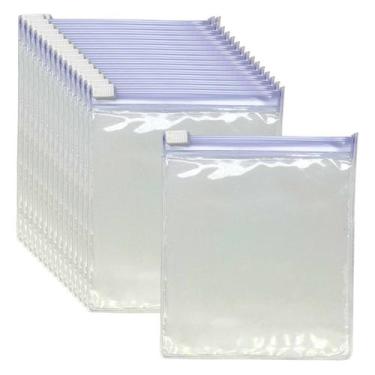 Imagem de Embalagem Multiuso PVC Cristal com Zíper 10x11,5cm Kit 50un - Embalage