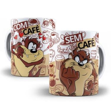 Imagem de Caneca Taz Mania com café sem café Porcelana Personalizada - Tio da Ca