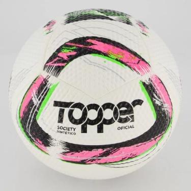 Imagem de Bola Topper Futebol Society Samba TD1 Termotec Fusion Adulto Unissex R
