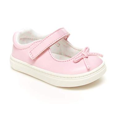 Imagem de Simple Joys by Carter's Tênis feminino Elodie Mary Jane Sapatilha, rosa, 18